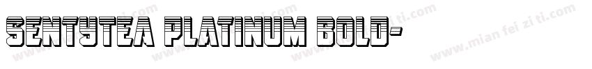 SentyTEA Platinum Bold字体转换